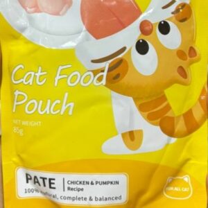 پوچ گربه استیپل فود با طعم مرغ و کدو حلوایی